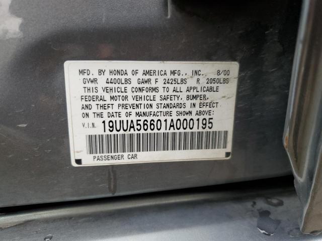 Photo 11 VIN: 19UUA56601A000195 - ACURA 3.2TL 