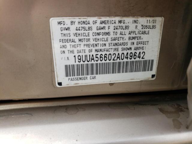 Photo 9 VIN: 19UUA56602A049642 - ACURA 3.2TL 