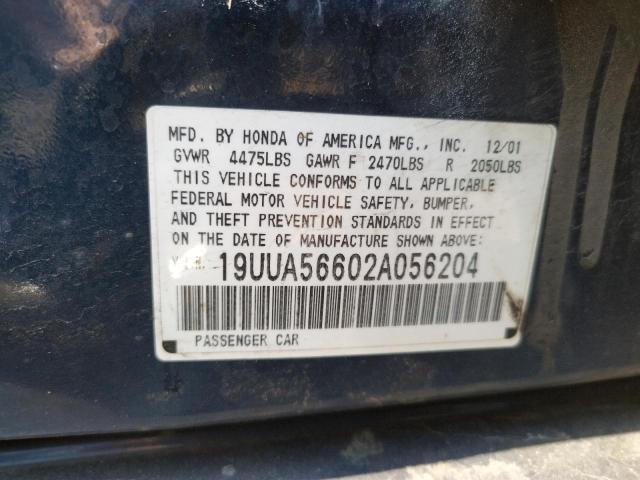 Photo 9 VIN: 19UUA56602A056204 - ACURA 3.2TL 