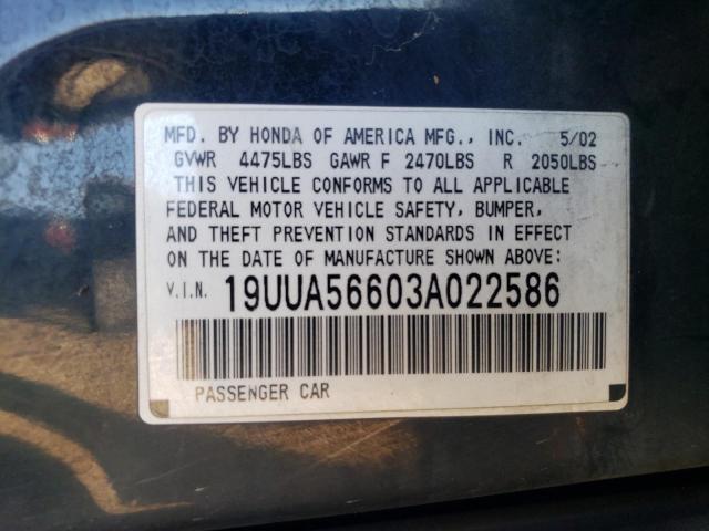 Photo 11 VIN: 19UUA56603A022586 - ACURA 3.2TL 