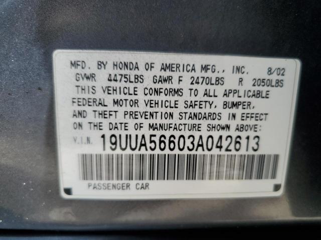 Photo 11 VIN: 19UUA56603A042613 - ACURA 3.2 TL 