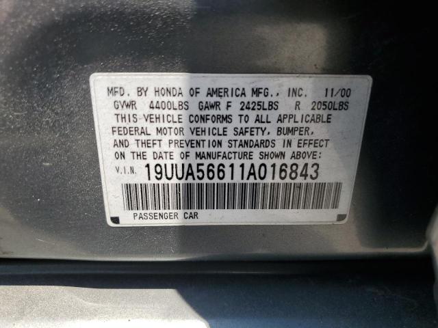 Photo 11 VIN: 19UUA56611A016843 - ACURA TL 