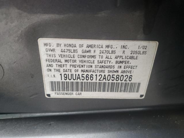 Photo 11 VIN: 19UUA56612A058026 - ACURA 3.2TL 