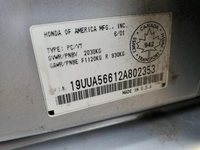 Photo 12 VIN: 19UUA56612A802353 - ACURA 3.2TL 