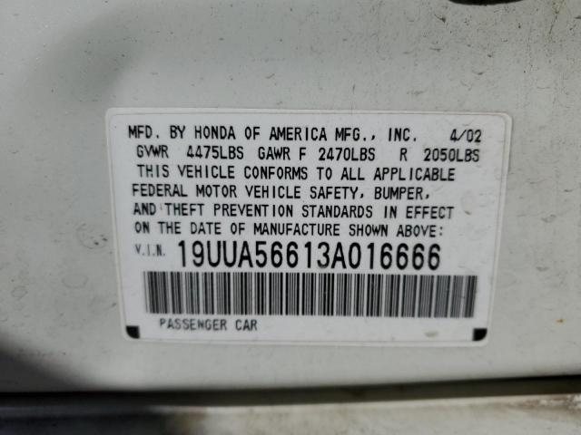 Photo 11 VIN: 19UUA56613A016666 - ACURA 3.2TL 