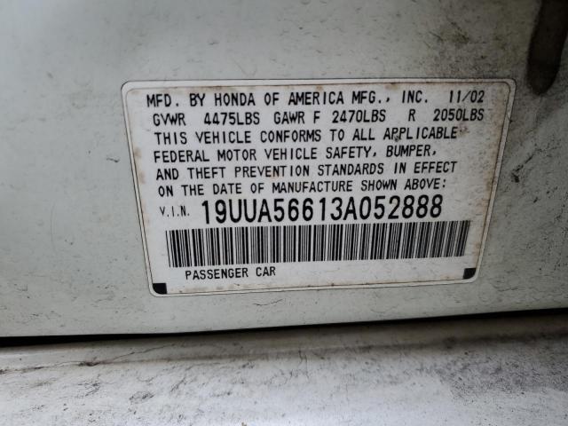 Photo 12 VIN: 19UUA56613A052888 - ACURA TL 