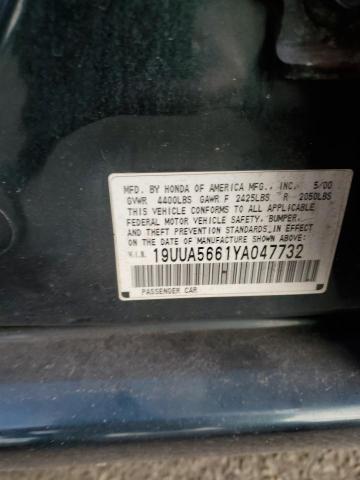 Photo 11 VIN: 19UUA5661YA047732 - ACURA TL 