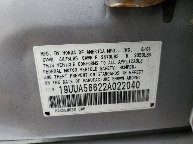 Photo 12 VIN: 19UUA56622A022040 - ACURA TL 