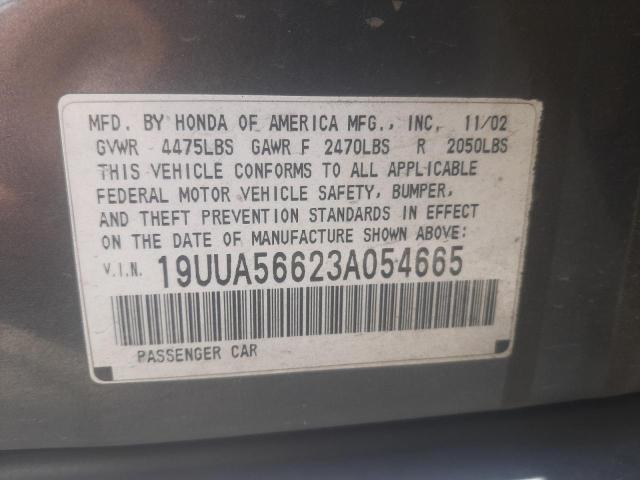 Photo 11 VIN: 19UUA56623A054665 - ACURA TL 