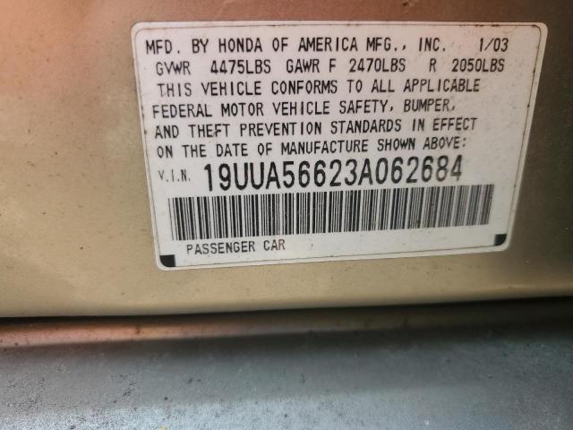 Photo 11 VIN: 19UUA56623A062684 - ACURA 3.2TL 