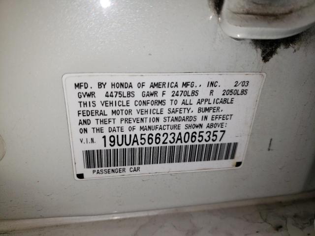 Photo 11 VIN: 19UUA56623A065357 - ACURA 3.2TL 