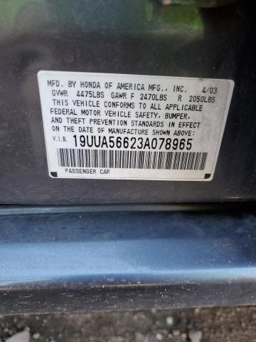 Photo 12 VIN: 19UUA56623A078965 - ACURA 3.2TL 