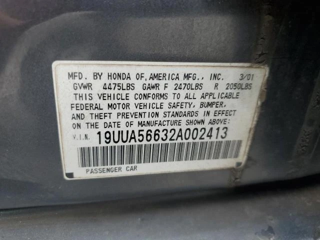 Photo 11 VIN: 19UUA56632A002413 - ACURA 3.2TL 