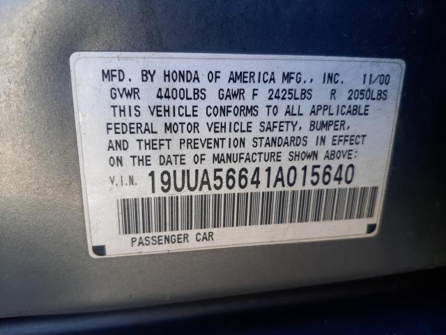 Photo 11 VIN: 19UUA56641A015640 - ACURA TL 