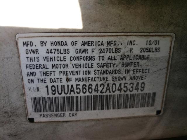 Photo 9 VIN: 19UUA56642A045349 - ACURA TL 