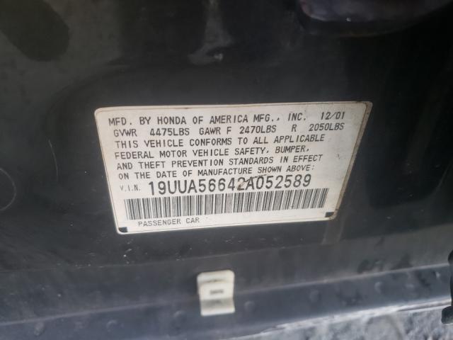 Photo 9 VIN: 19UUA56642A052589 - ACURA 3.2TL 