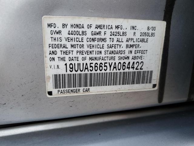 Photo 11 VIN: 19UUA5665YA064422 - ACURA 3.2TL 