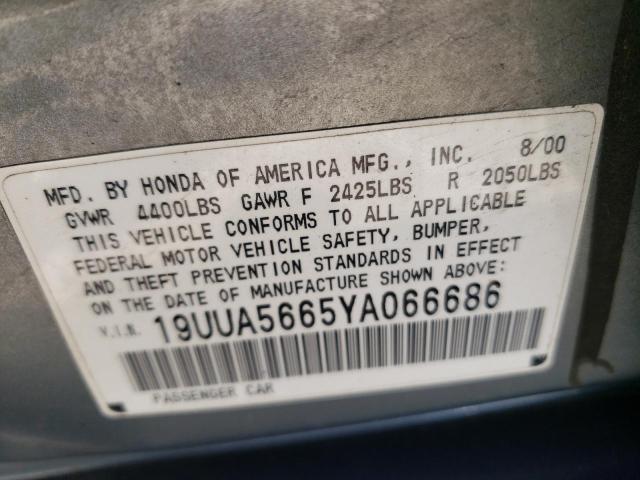 Photo 9 VIN: 19UUA5665YA066686 - ACURA 3.2TL 