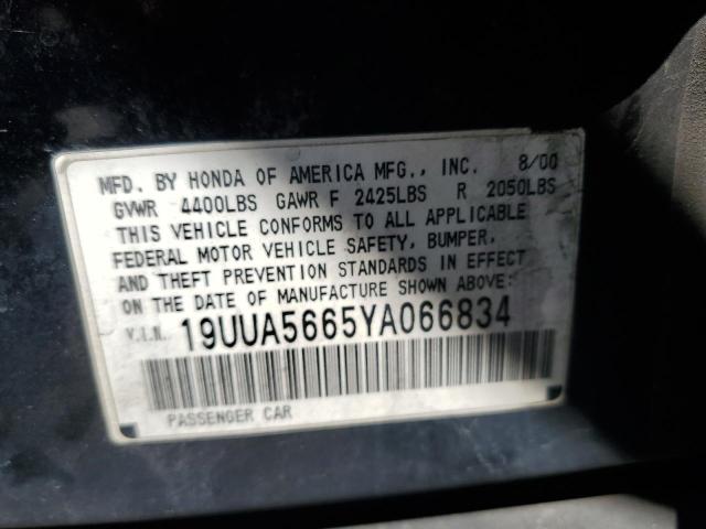 Photo 11 VIN: 19UUA5665YA066834 - ACURA TL 