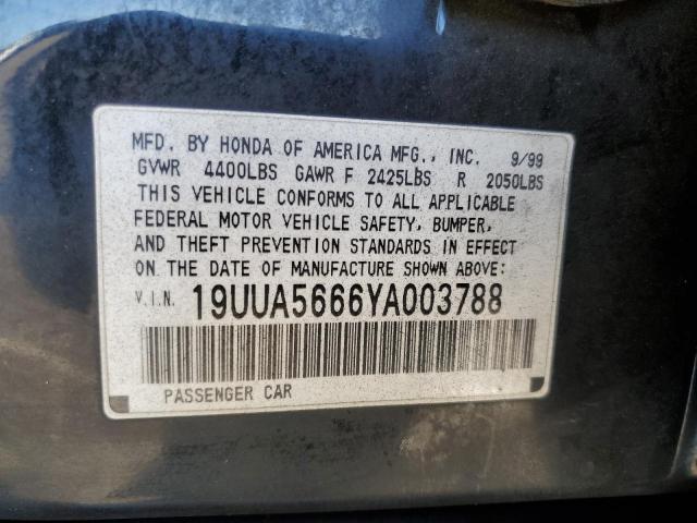 Photo 11 VIN: 19UUA5666YA003788 - ACURA 3.2TL 