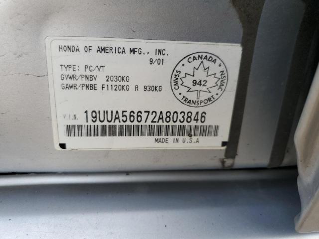 Photo 11 VIN: 19UUA56672A803846 - ACURA 3.2TL 