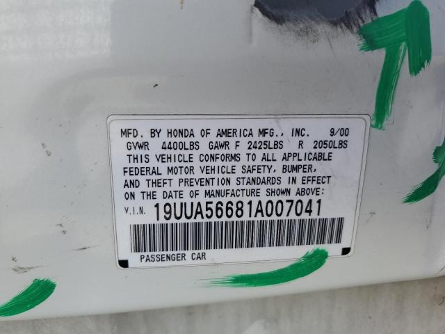 Photo 12 VIN: 19UUA56681A007041 - ACURA 3.2TL 