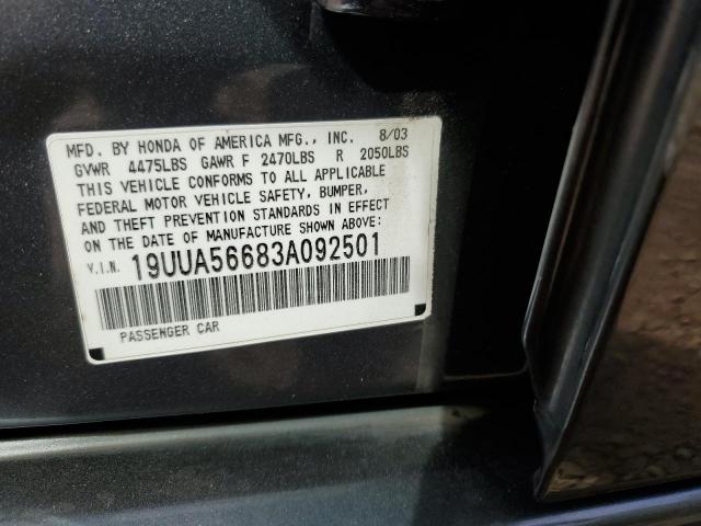 Photo 11 VIN: 19UUA56683A092501 - ACURA 3.2TL 