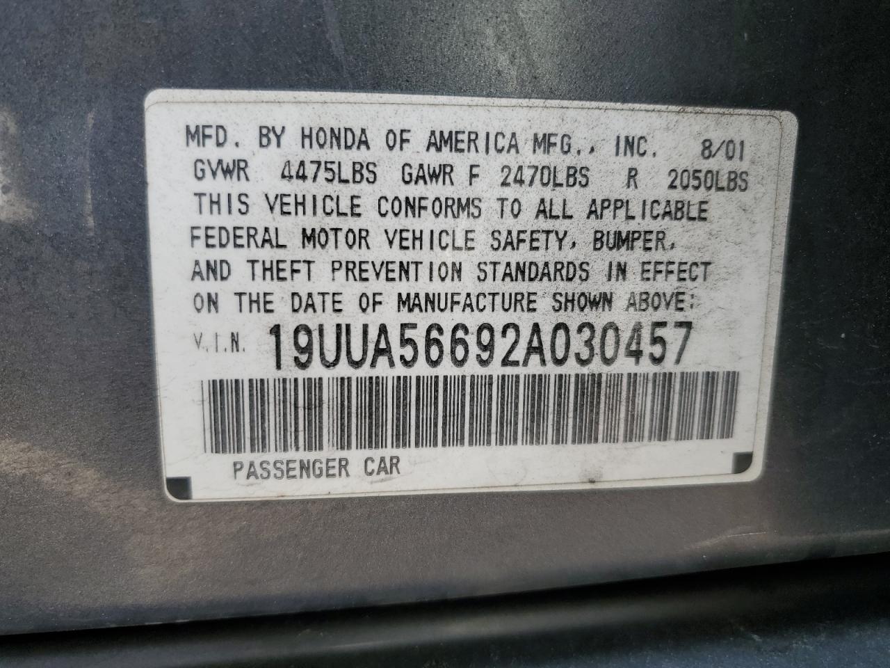 Photo 11 VIN: 19UUA56692A030457 - ACURA TL 