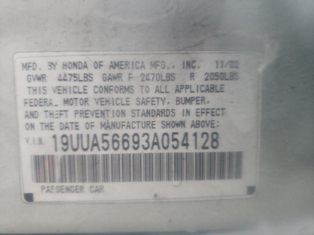 Photo 11 VIN: 19UUA56693A054128 - ACURA 3.2TL 