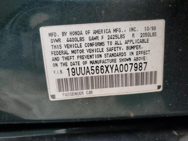 Photo 11 VIN: 19UUA566XYA007987 - ACURA TL 