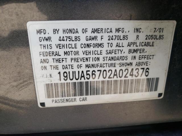 Photo 9 VIN: 19UUA56702A024376 - ACURA 3.2TL 