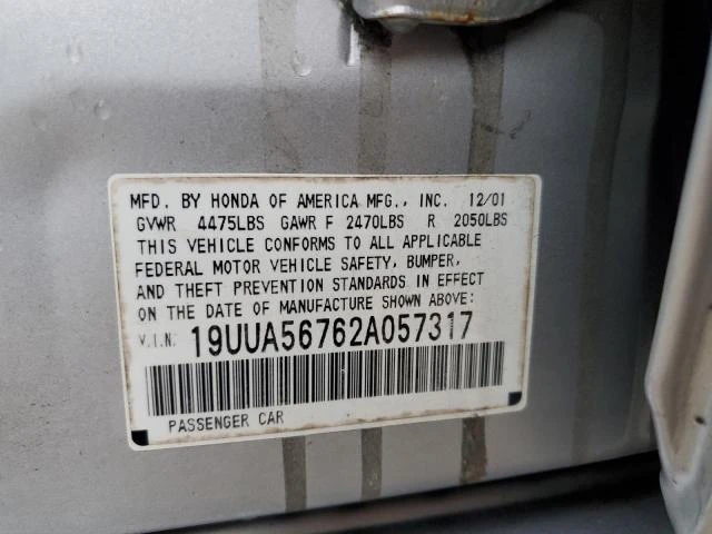 Photo 12 VIN: 19UUA56762A057317 - ACURA 3.2TL 