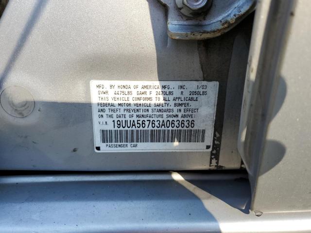 Photo 11 VIN: 19UUA56763A063636 - ACURA 3.2TL 