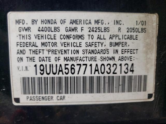 Photo 11 VIN: 19UUA56771A032134 - ACURA TL 