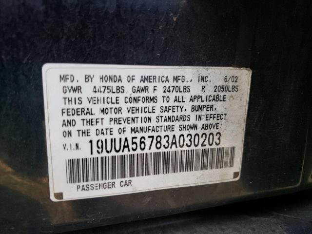 Photo 11 VIN: 19UUA56783A030203 - ACURA 3.2TL 