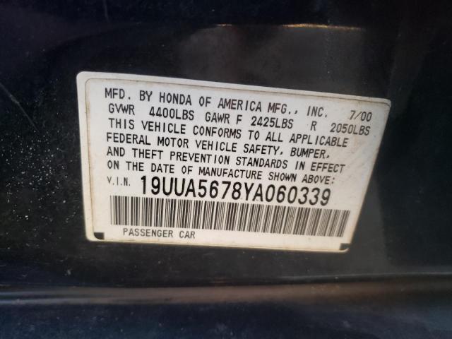 Photo 11 VIN: 19UUA5678YA060339 - ACURA 3.2TL 