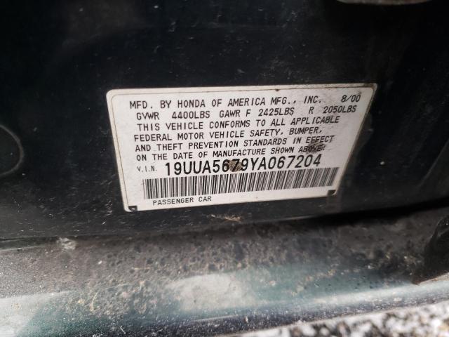 Photo 11 VIN: 19UUA5679YA067204 - ACURA TL 