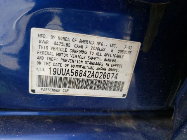 Photo 11 VIN: 19UUA56842A026074 - ACURA 3.2TL TYPE 