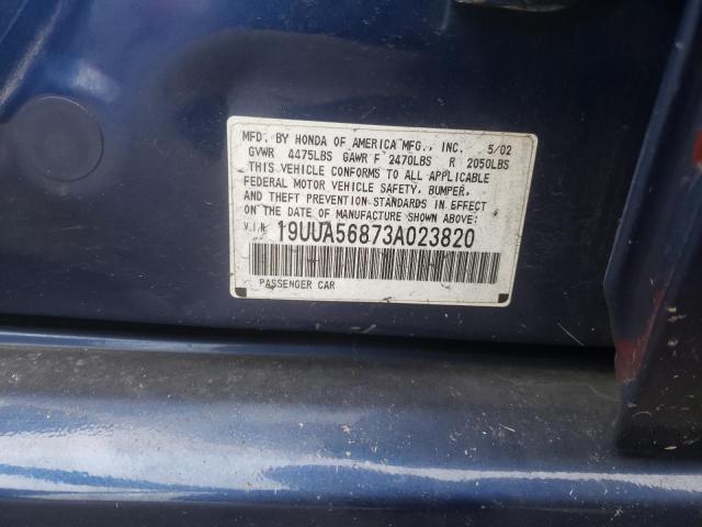 Photo 11 VIN: 19UUA56873A023820 - ACURA TL 