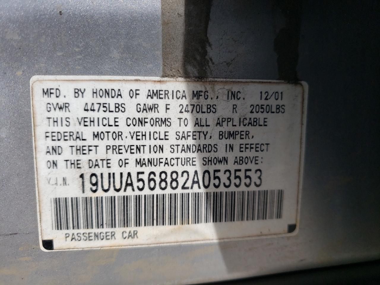 Photo 11 VIN: 19UUA56882A053553 - ACURA TL 