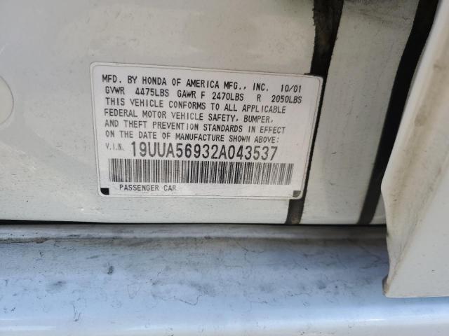 Photo 11 VIN: 19UUA56932A043537 - ACURA 3.2TL TYPE 