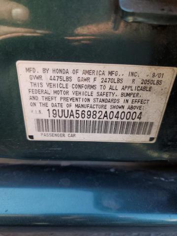 Photo 11 VIN: 19UUA56982A040004 - ACURA TL 