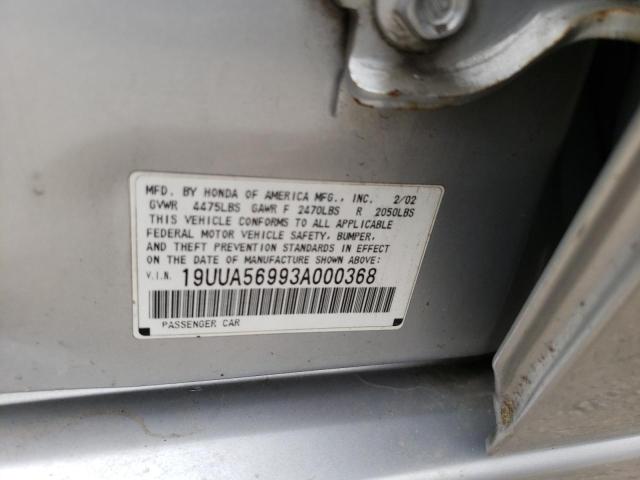 Photo 9 VIN: 19UUA56993A000368 - ACURA 3.2TL TYPE 