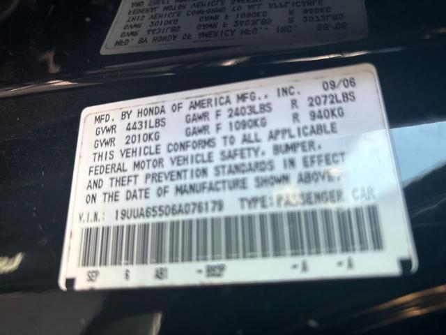 Photo 9 VIN: 19UUA65506A076179 - ACURA TL 