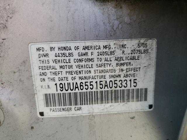 Photo 11 VIN: 19UUA65515A053315 - ACURA TL 