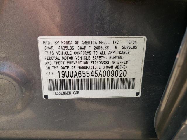 Photo 11 VIN: 19UUA65545A009020 - ACURA TL 