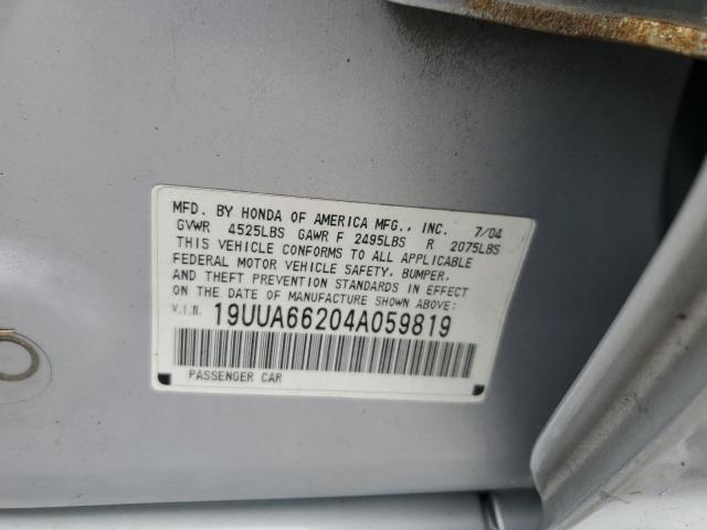 Photo 12 VIN: 19UUA66204A059819 - ACURA TL 