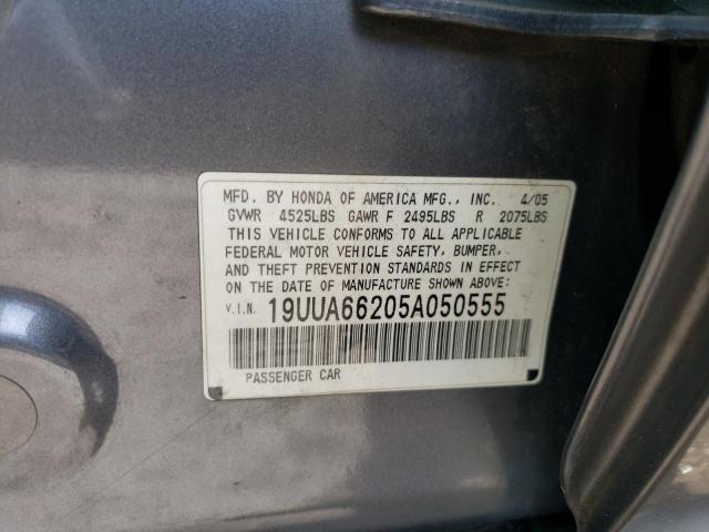 Photo 11 VIN: 19UUA66205A050555 - ACURA TL 