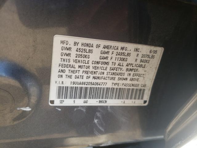 Photo 9 VIN: 19UUA66205A064777 - ACURA TL 