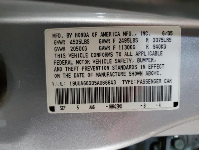 Photo 11 VIN: 19UUA66205A066643 - ACURA TL 